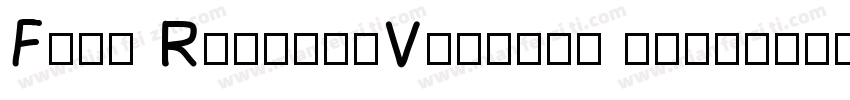 Form RegularVersion 1005字体转换